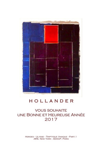 carte hollander nouvel an 2017
